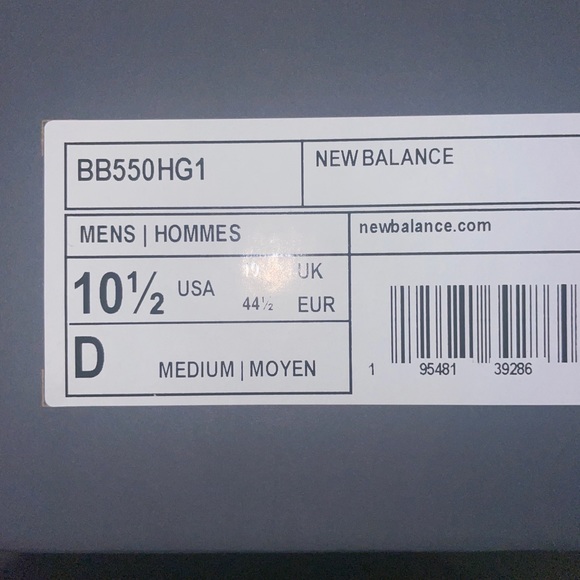 Brand new never worn new balance 550 - Picture 4 of 5